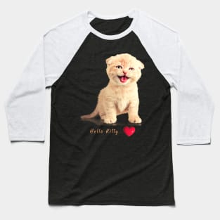 Hello Kitty Funny Cat Baseball T-Shirt